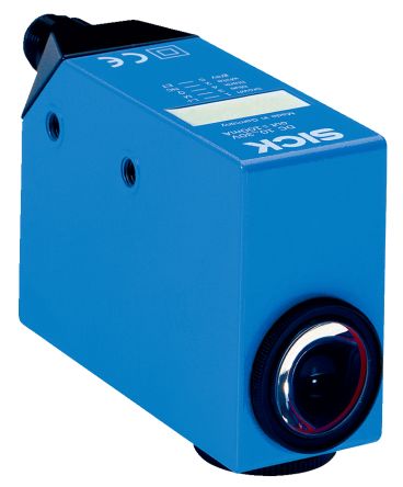 SICK Colour Sensors 12.5 mm, LED, NPN, 100 mA, 10 → 30 V, IP67 [CS81-N1112]; 285-9401