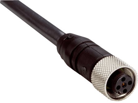 SICK Straight Female 8 way M12 to Unterminated Connector & Cable, 5m [DOL-1208-G05MF]; 285-9437