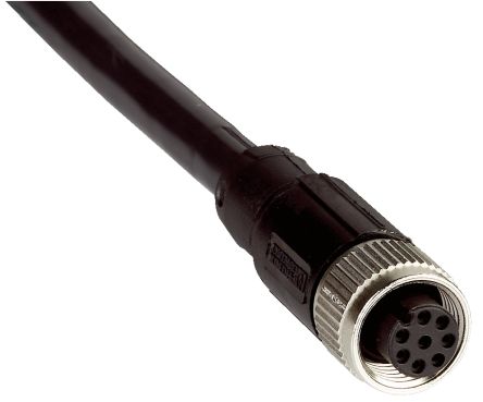 SICK Straight Female 8 way M12 to Unterminated Connector & Cable, 20m [DOL-1208G20MD25KM1]; 285-9441
