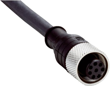 SICK Straight Female 8 way M12 to Unterminated Connector & Cable, 2.5m [DOL-127SG2M5E25KM0]; 285-9454