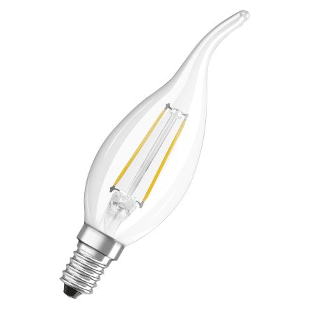 LEDVANCE LED Retrofit CLASSIC E14 LED Bulbs 2.5 W(25W), 2700K, Warm White, Candle shape [4058075436640]; 285-9758