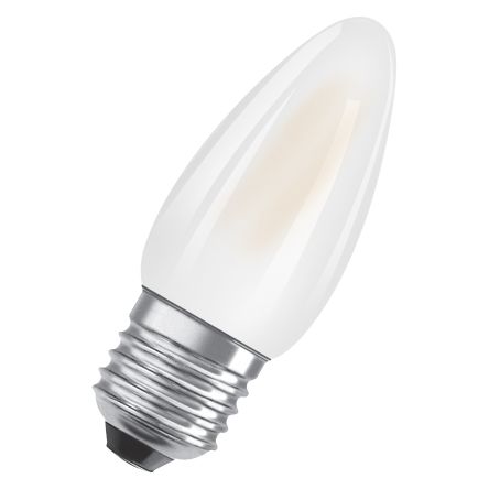 LEDVANCE LED Retrofit CLASSIC E27 LED Bulbs 4 W(40W), 2700K, Cool White, Candle shape [4058075437265]; 285-9765
