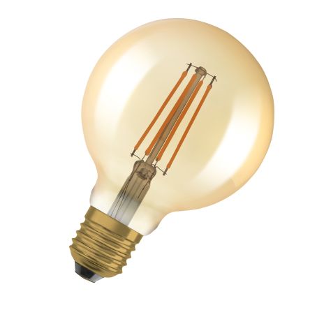 LEDVANCE Vintage 1906 E27 LED Bulbs 6.5 W(55W), 2400K, Warm White, Ball shape [4058075754737]; 285-9879