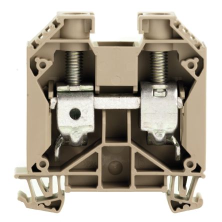 Weidmüller WDU Series Dark Beige, 35mm², 1-Level, Screw Termination, ATEX, IECEx [1020600000]; 286-0010