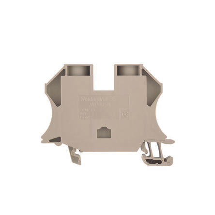 Weidmüller 1040400000 WDU Series Dark Beige, 35mm², 1-Level, Screw Termination, ATEX, IECEx [1040400000]; 286-0013