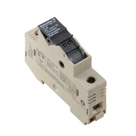 Weidmüller WSI Series Dark Beige, 25mm², 1-Level, Screw Termination, Fused, ATEX, IECEx [1137780000]; 286-0023