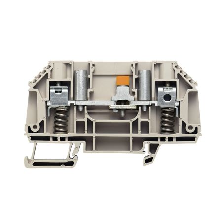 Weidmüller 1161690000 WTI Series Dark Beige, 6mm², 1-Level, Screw Termination, ATEX, IECEx [1161690000]; 286-0027