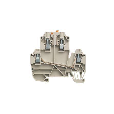Weidmüller WDK Series Dark Beige, 2.5mm², 1-Level, Screw Termination, ATEX, IECEx [1247290000]; 286-0029