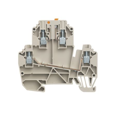Weidmüller 1247310000 WDK Series Dark Beige, 2.5mm², 2-Level, Screw Termination, ATEX, IECEx [1247310000]; 286-0032