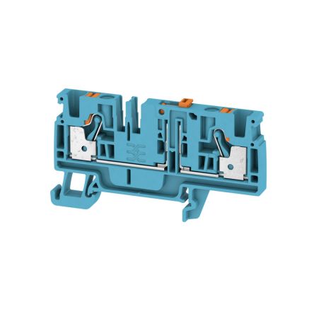 Weidmüller 2429880000 ADT Series Blue, 4mm², 1-Level, Push In Termination, ATEX, IECEx [2429880000]; 286-0092