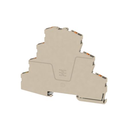 Weidmüller AMC Series Dark Beige, 2.5mm², 3-Level, Push In Termination, ATEX, IECEx [2434370000]; 286-0096
