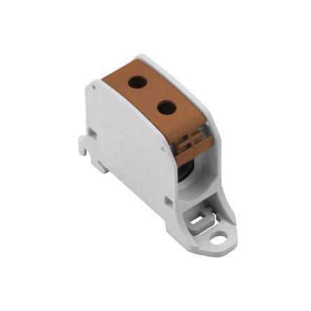 Weidmüller 2502560000 WPD Series Brown, 50mm², 1-Level, Screw Termination, ATEX, IECEx [2502560000]; 286-0133