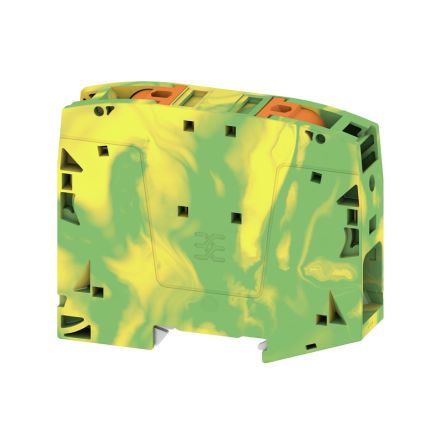 Weidmüller 2663280000 A2C Series Green/Yellow, 50mm², 1-Level, Push In Termination, ATEX, IECEx [2663280000]; 286-0160