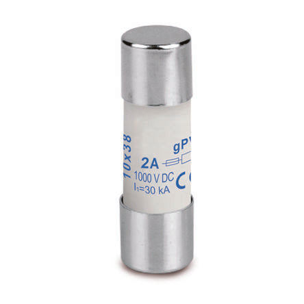 Weidmüller 2A Slow-Blow Ceramic Cartridge Fuse, 10 x 38mm [2783170000]; 286-0180