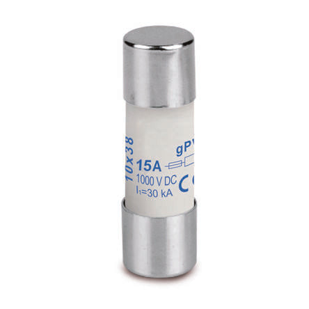 Weidmüller 15A Slow-Blow Ceramic Cartridge Fuse, 10 x 38mm [2783250000]; 286-0187