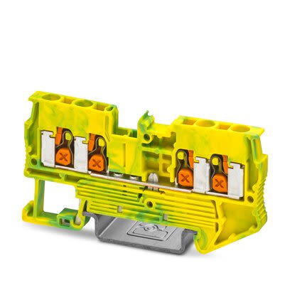 Phoenix Contact 5-QUATTRO-PE, XT 2 Series Ground Terminal Block [1343137]; 286-0199