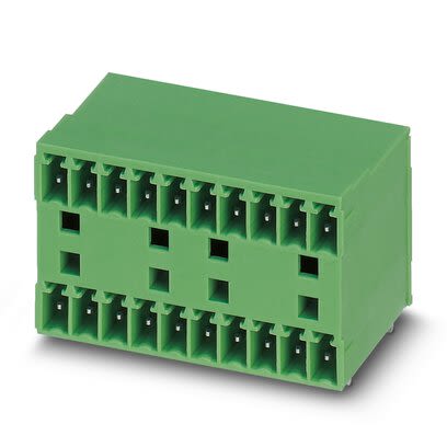 Phoenix Contact, 3.81mm Pitch, 5/16-G1-3, 81, MCD 1, 32 Way, , Pluggable Terminal Block, Header, Solder Mount, Pin [1843211]; 286-0222