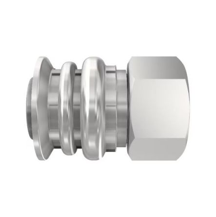 Parker Crimped Hose Fitting 1 in Hose to 24° Cone Female, 1CA26-28-16 [1CA26-28-16]; 286-0665