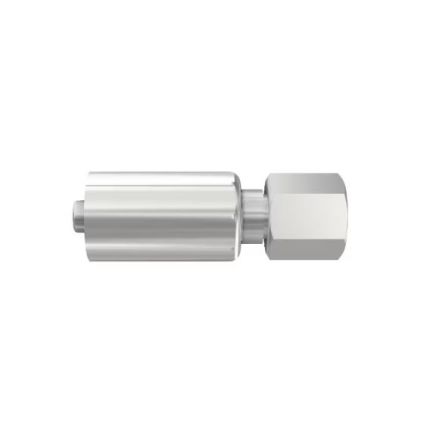 Parker Crimped Hose Fitting 1/4 in Hose to 24° Cone Female, 1CA43-6-4C [1CA43-6-4C]; 286-0671