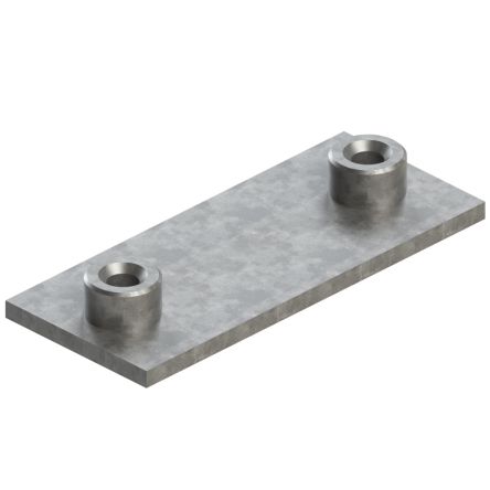 Parker Double Hydraulic Pipe Clamp, APKA3VZX [APKA3VZX]; 286-0732