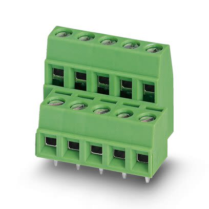 Phoenix Contact 5/ 8-5, 08, MKKDSN 1 Series PCB Terminal Block, 16-Contact, 5.08mm Pitch, Solder Mount, 2-Row, Screw [1726202]; 286-0863