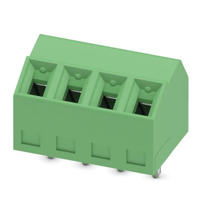Phoenix Contact 81, SMKDS 1/ 4-3 Series PCB Terminal Block, 4-Contact, 3.81mm Pitch, Solder Mount, 1-Row, Screw [1728307]; 286-0864