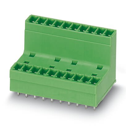 Phoenix Contact Straight Solder PCB Header, 20 Contact(s), 3.81 mm Pitch, 2 Row(s), Shrouded [1830486]; 286-0917