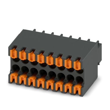 Phoenix Contact, 2.54mm Pitch, 16 Way, Pluggable Terminal Block, PCB, Plug In Termination, 1844633 [1844633]; 286-0939