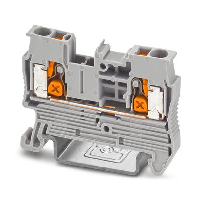 Phoenix Contact 1343106 5, XT 2 Series Grey, 4mm², 2-Level, Push-X Termination [1343106]; 286-1002