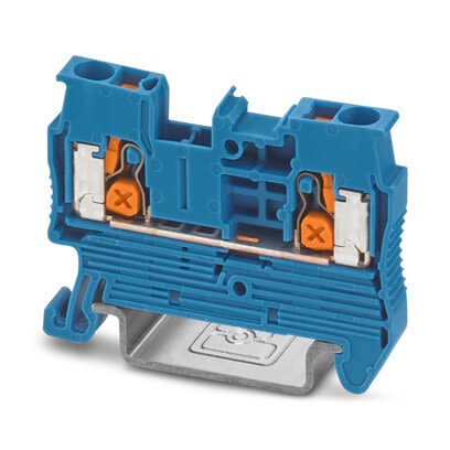 Phoenix Contact 1343114 5 BU, XT 2 Series Blue, 4mm², 2-Level, Push-X Termination [1343114]; 286-1003