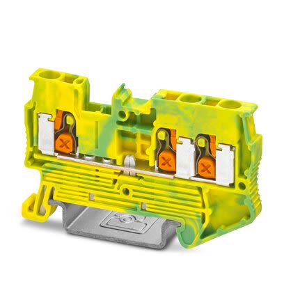 Phoenix Contact Ground Terminal Block, 5-TWIN-PE, XT 2 Series 3 Way [1343123]; 286-1007