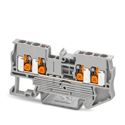 Phoenix Contact 1343129 5-QUATTRO, XT 2 Series Grey, 2.5mm², 4-Level, Push-X Termination [1343129]; 286-1008