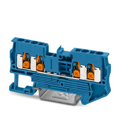 Phoenix Contact 1343130 5-QUATTRO BU, XT 2 Series Blue, 2.5mm², 4-Level, Push-X Termination [1343130]; 286-1010