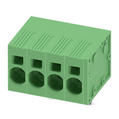 Phoenix Contact 5-ZB, SPT 5/ 4-H-7 Series PCB Terminal Block, 4-Contact, 7.5mm Pitch, Solder Mount, 1-Row, Push In [1719215]; 286-1044