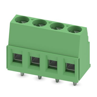 Phoenix Contact 81, SMKDS 1/ 4-3 Series PCB Terminal Block, 4-Contact, 5.08mm Pitch, Solder Mount, 1-Row, Screw [1730146]; 286-1047
