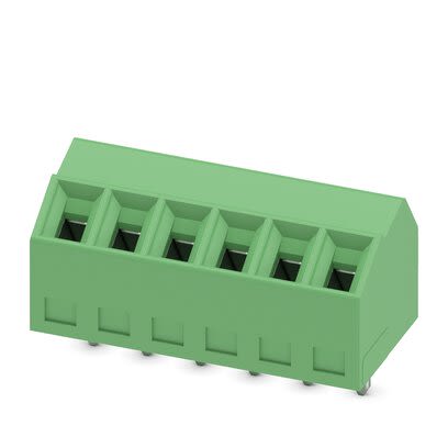 Phoenix Contact 5, SMKDS 1/ 6-3 Series PCB Terminal Block, 6-Contact, 3.5mm Pitch, Solder Mount, 1-Row, Screw [1751138]; 286-1050