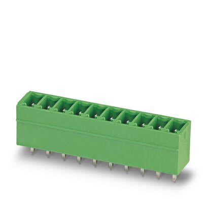 Phoenix Contact, 3.81mm Pitch, 5, 5/16-G-3, MCV 1, 16 Way, , Pluggable Terminal Block, Header, Solder Mount, Pin [1843745]; 286-1085