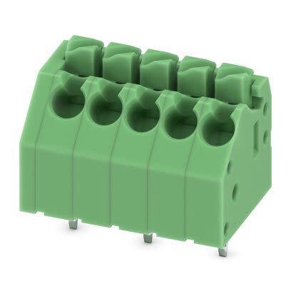 Phoenix Contact 5-Z, 5/ 5-3, PTSA 1 Series PCB Terminal Block, 5-Contact, 3.5mm Pitch, Solder Mount, 1-Row, Push In [1985221]; 286-1103