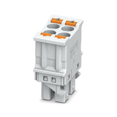 Phoenix Contact, 5mm Pitch, 5-1U4-7035, HSCP-SP 2, 4 Way, , Pluggable Terminal Block, Plug, Push-In, Push In Spring [2201780]; 286-1108