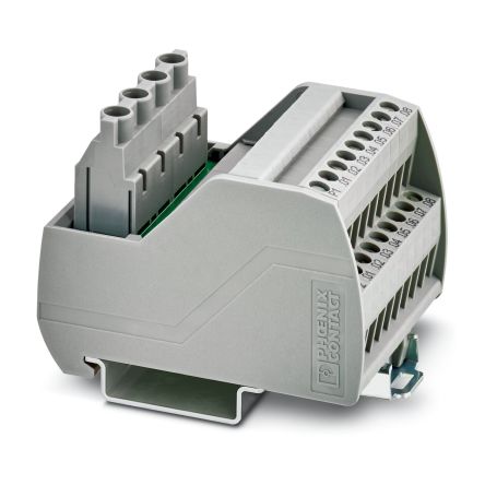 Phoenix Contact Distribution Block, 2 Way, 0.2 → 6mm², 15A, 250 V AC/DC, Grey [2315256]; 286-1111
