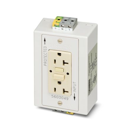 Phoenix Contact Ivory Plug Socket, 20A [5603049]; 286-1143