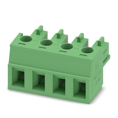Phoenix Contact, 5.08mm Pitch, 4 Way, Pluggable Terminal Block, PCB, Plug In Termination, 1836095 [1836095]; 286-1595