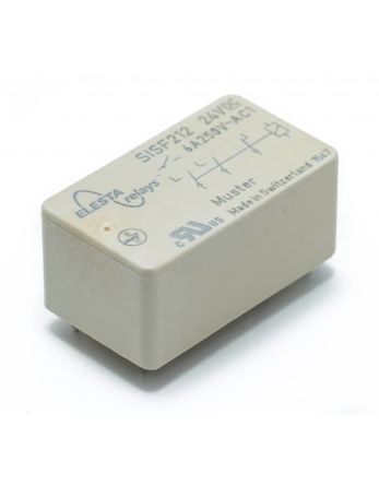 Elesta PCB Mount Force Guided Relay, 24V dc Coil Voltage, 2NO/1NC [SISF212-24VDC (H321224)]; 286-1780