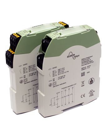 Elesta DIN Rail Force Guided Relay, 24 V dc Coil Voltage, 4 Pole, 2 NO/2 NC [SMF229-24VDC (H306542)]; 286-1805
