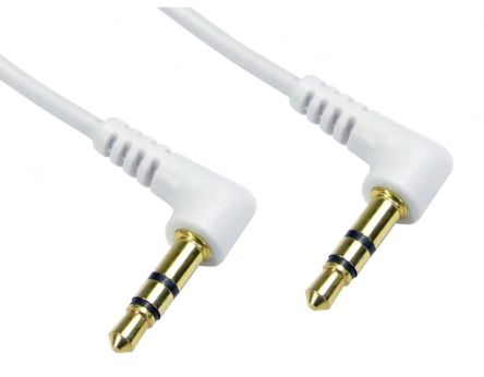 RS PRO Male 3.5mm Stereo Jack to Male 3.5mm Stereo Jack Aux Cable, Black, 5m [0]; 286-2855
