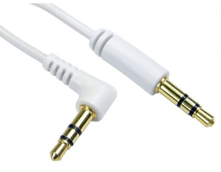 RS PRO Male 3.5mm Stereo Jack to Male 3.5mm Stereo Jack Aux Cable, Black, 3m [0]; 286-2865