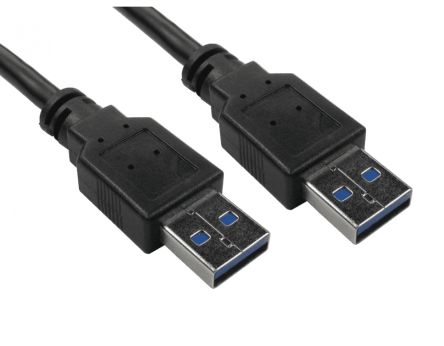 RS PRO USB 3.2, Male USB A to Male USB A, 5Gbps, 1m [0]; 286-2928