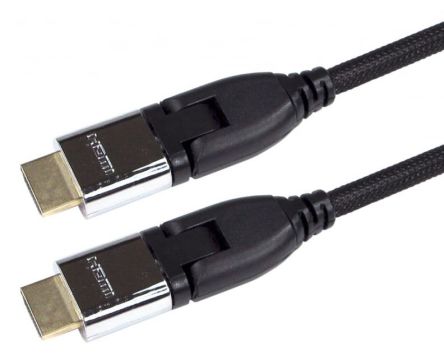 RS PRO HDMI 2.0, 1m Male HDMI to Male HDMI 4Kpixels [0]; 286-2950