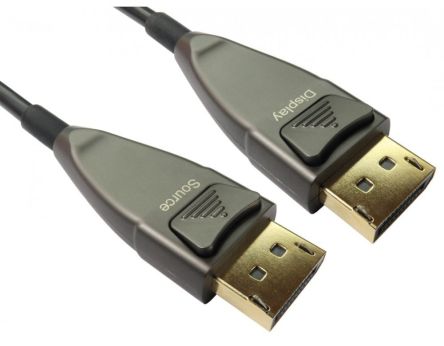 RS PRO Male DisplayPort to Male DisplayPort, LSOH  Cable, 8K, 15m [0]; 286-2962