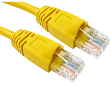 RS PRO, 5m Cat5e, Yellow RJ45 to Male RJ45 Male, UTP Unshielded, Terminated PVC Sheath [0]; 286-3013